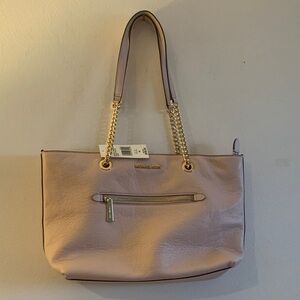 Michael Kors Blush Tote with Gold Accents